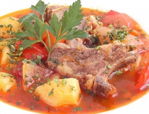 Суп с бараниной и картофелем Суп с бараниной и картофелем