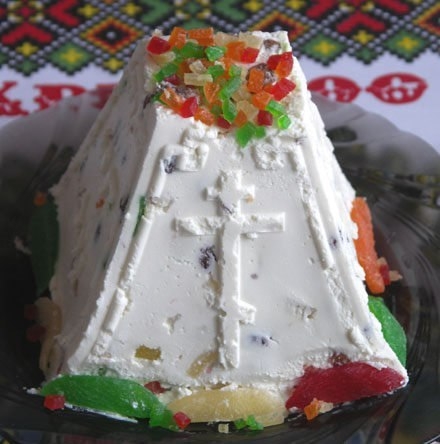 Ванильная паска с цукатами