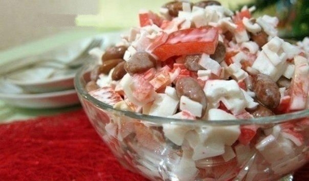 Отличный рецепт салата для тех женщин, которые следят за своей фигурой