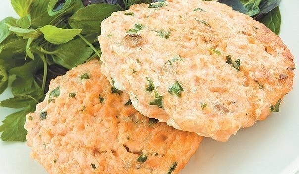 Запеченные котлетки из лосося!