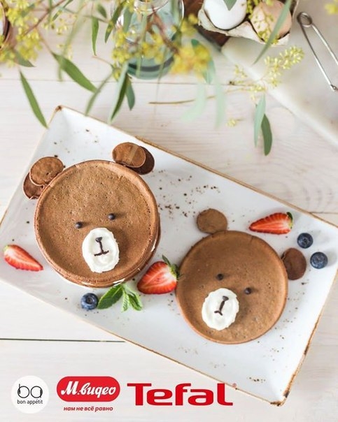 Эти панкейки по-настоящему умиляют! Никто не останется равнодушным к такому креативному и вкусному б