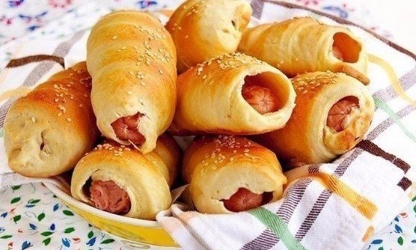 Сосиска в тесте !