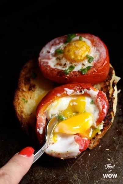 ЗАПЕЧЕННЫЕ ПОМИДОРЫ С ЯЙЦОМ! ЗАПЕЧЕННЫЕ ПОМИДОРЫ С ЯЙЦОМ!