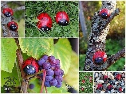 Божьи коровки на счастье и удачу:) Своими руками Божьи коровки на счастье и удачу:) Своими руками