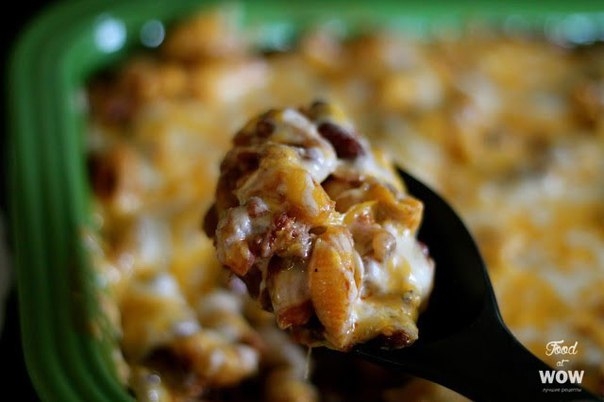 ЗАПЕЧЕННЫЕ МАКАРОНЫ С МЯСОМ И ФАСОЛЬЮ! ЗАПЕЧЕННЫЕ МАКАРОНЫ С МЯСОМ И ФАСОЛЬЮ!