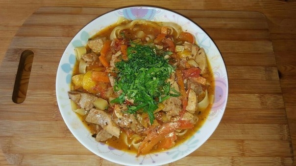 ЛАГМАН С КАРТОФЕЛЕМ ЛАГМАН С КАРТОФЕЛЕМ