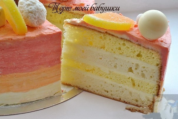 Торт моей бабушки (сметанник)