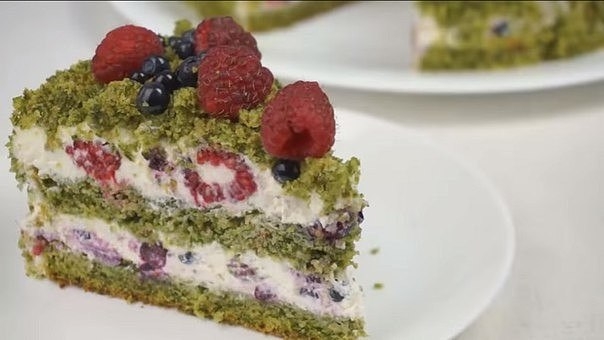 Витаминный торт «Лесной мох»