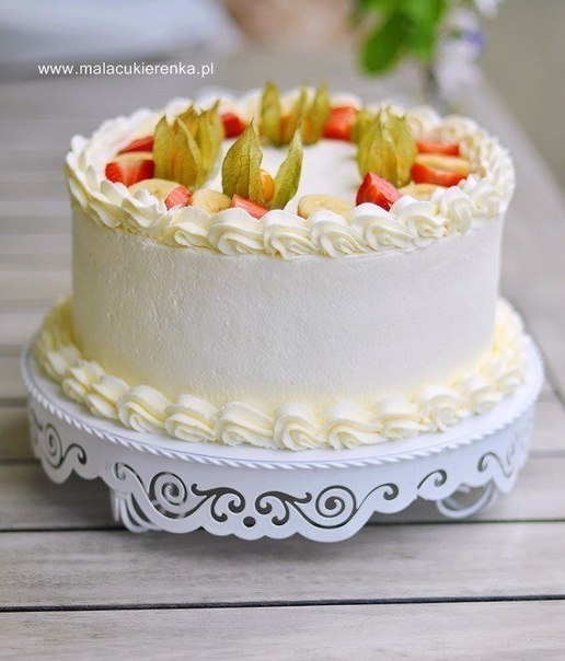 ТОРТ "Клубнично - банановый".