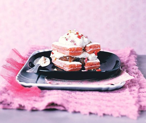 Мильфей из реймских бисквитов. Очень эффектно! Мильфей из реймских бисквитов. Очень эффектно!