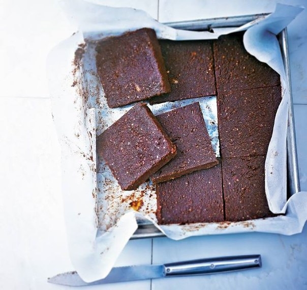 Финиковый брауни с сырым какао Финиковый брауни с сырым какао