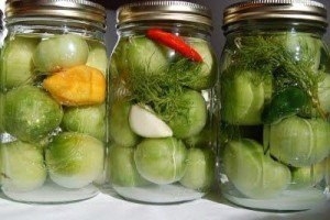 Лучшие рецепты по заготовке зелёных помидор на зиму — просто пальчики оближешь!