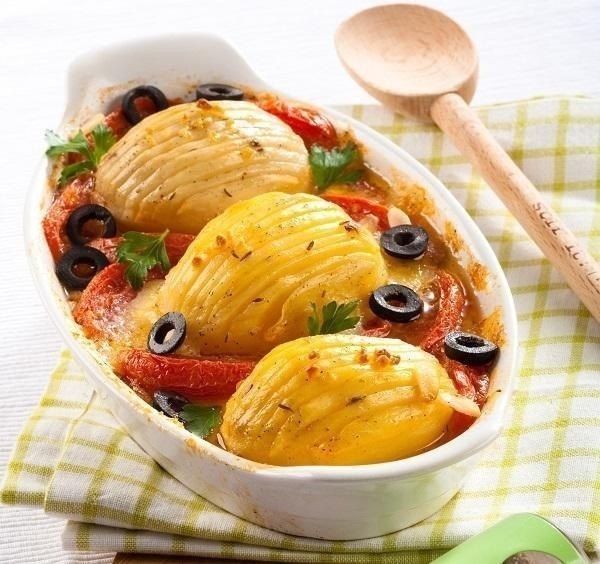 Картофель с помидорами на гарнир! Картофель с помидорами на гарнир!