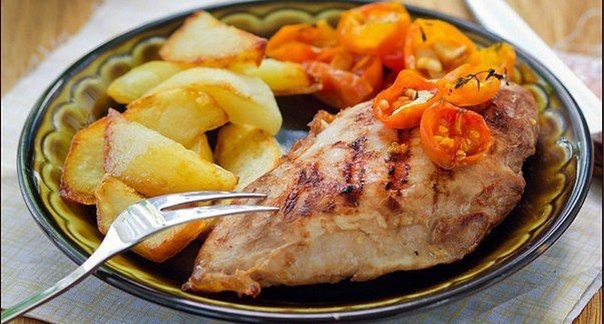 Маринованная курица - гриль