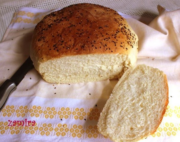 Хлеб дрожжевой на сыворотке