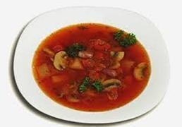 Грибной суп с кильками в томате.