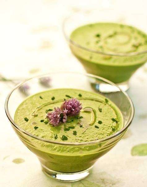 Суп из спаржи с кокосом (веганский)