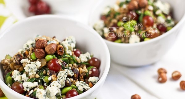 Салат с гречкой и фундуком Салат с гречкой и фундуком