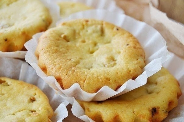 Творожно-банановые кексы на завтрак