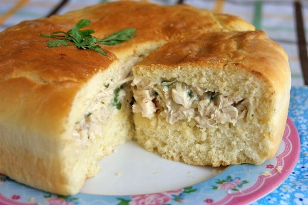 ПИРОГ С КУРИЦЕЙ В СОУСЕ "БЕШАМЕЛЬ" ПИРОГ С КУРИЦЕЙ В СОУСЕ "БЕШАМЕЛЬ"