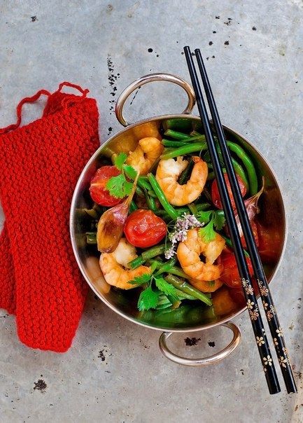 Креветки стир-фрай Креветки стир-фрай