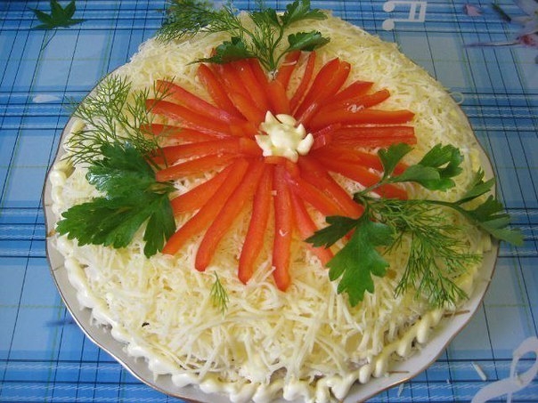 Салат "Астры" Салат "Астры"