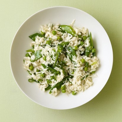 Ризотто с горошком и зеленым луком Ризотто с горошком и зеленым луком