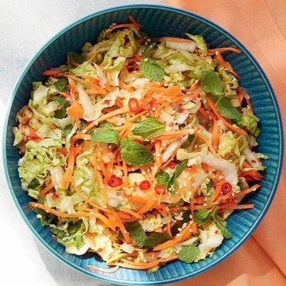 Салат коул-слоу по-азиатски Салат коул-слоу по-азиатски