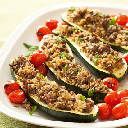 Фаршированные цукини по-гречески