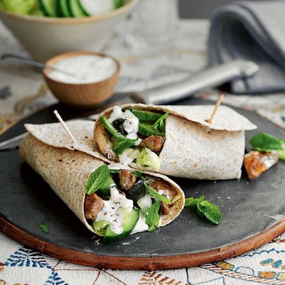 Тортильи с пряной бараниной