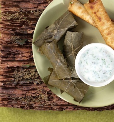 Долма с рисом и зеленью