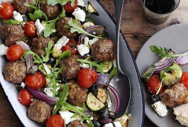 Мясные шарики с овощами Мясные шарики с овощами