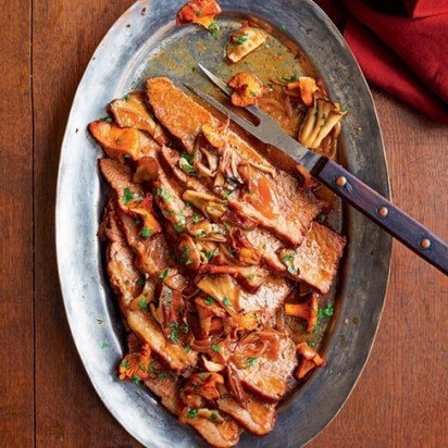 Грудинка с грибами Грудинка с грибами