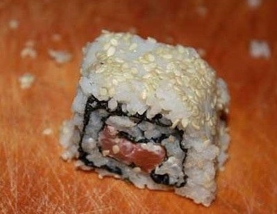 Рецепт «Роллы» — с семгой, кунжутом и майонезом Рецепт «Роллы» — с семгой, кунжутом и майонезом