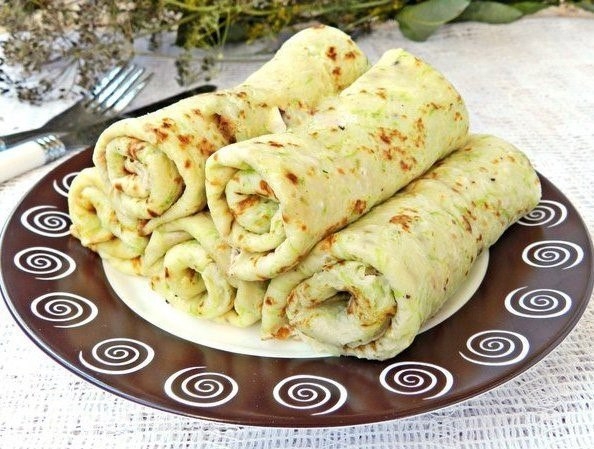 Кабачковые блинчики.