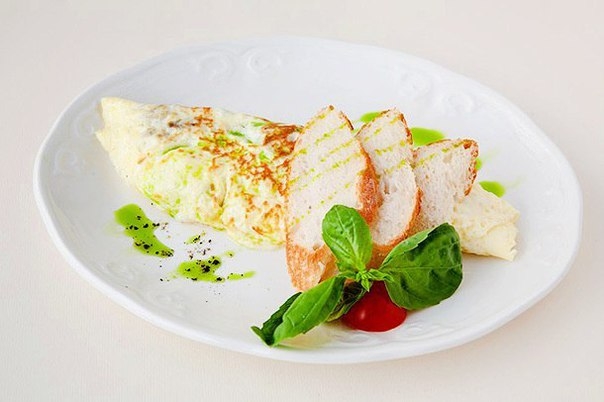 омлет с цуккини и креветками омлет с цуккини и креветками