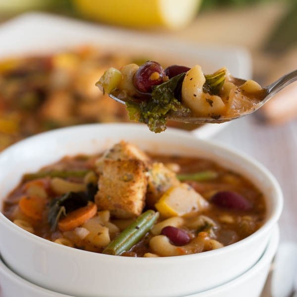 Легкий суп минестроне Легкий суп минестроне