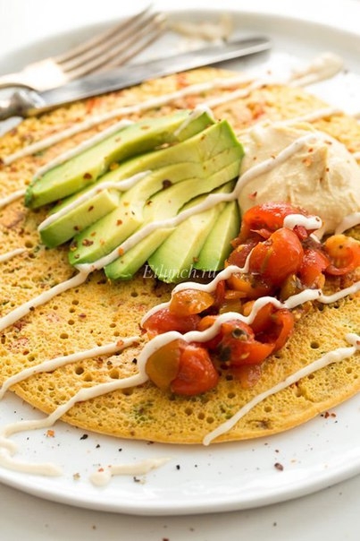 Блины из нутовой муки Блины из нутовой муки