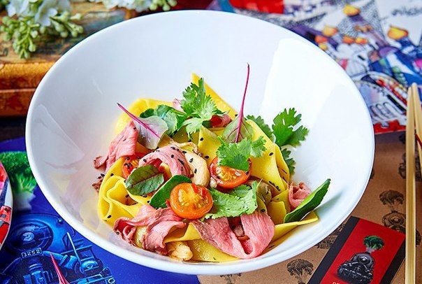 Паппарделле с телятиной Паппарделле с телятиной