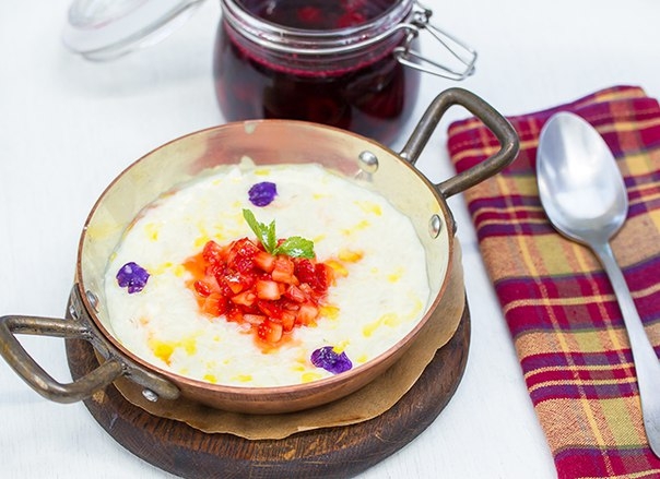 ванильная рисовая каша ванильная рисовая каша