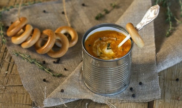 Суп из морковки и сладкого картофеля Суп из морковки и сладкого картофеля