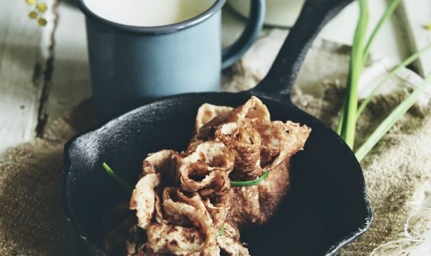 Гречневые блинные мешочки с мясом Гречневые блинные мешочки с мясом