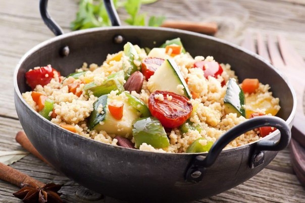 Кус-кус с бараниной и овощами. Кус-кус с бараниной и овощами.