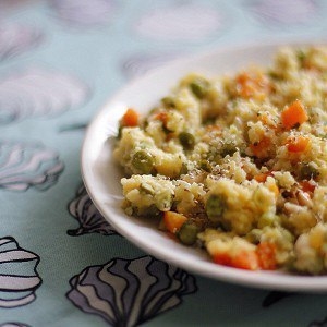 Пестрый ризотто из пшена Пестрый ризотто из пшена
