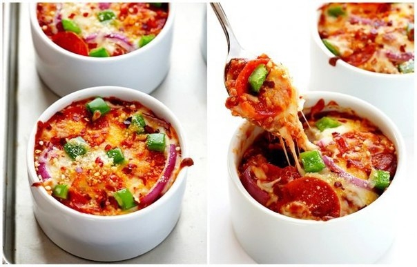 Ленивая пицца с киноа Ленивая пицца с киноа