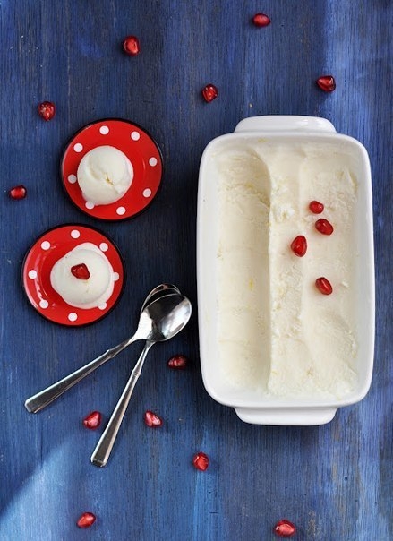 Замороженный лимонный йогурт Замороженный лимонный йогурт