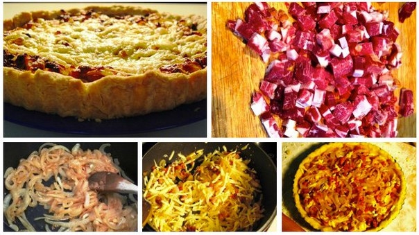 Мясной пирог с луком Мясной пирог с луком