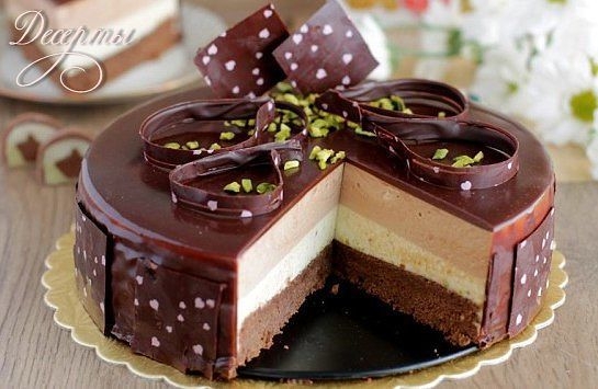 Новогодний торт «Моцарт» Новогодний торт «Моцарт»