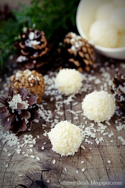 Домашние конфеты Рафаелло. Домашние конфеты Рафаелло.