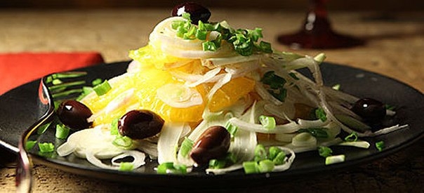 Апельсиновый салат с фенхелем